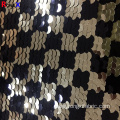 5mm reversible Black and White Sequin Fabric